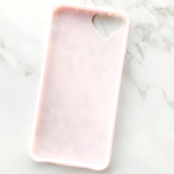 NEW iPhone 7+/8+/6+/6s+ Pink Floral Soft Case - Picture 3 of 3